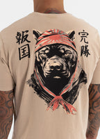 Men's T-Shirt Denim Washed BRAVERY - Sand