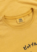 Men's T-Shirt Denim Washed MT. FUJI - Yellow