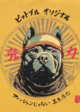 Men's T-Shirt Denim Washed MT. FUJI - Yellow