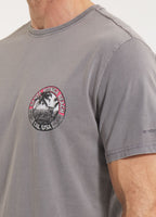 Men's T-Shirt Denim Washed OCEANSIDE - Gray