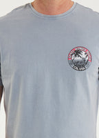 Men's T-Shirt Denim Washed OCEANSIDE - Blue
