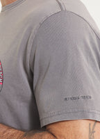 Men's T-Shirt Denim Washed OCEANSIDE - Gray