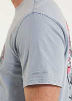 Men's T-Shirt Denim Washed OCEANSIDE - Blue
