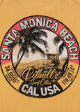 Men's T-Shirt Denim Washed OCEANSIDE - Yellow