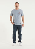 Men's T-Shirt Denim Washed OCEANSIDE - Blue