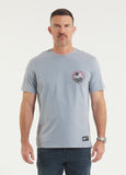 Men's T-Shirt Denim Washed OCEANSIDE - Blue