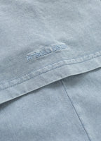 Men's T-Shirt Denim Washed OPEN BEACH - Light blue