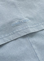 Men's T-Shirt Denim Washed OPEN BEACH - Light blue
