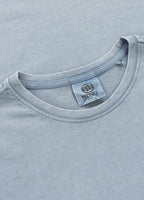 Men's T-Shirt Denim Washed PLANET SURF - Light blue