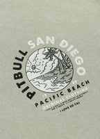 Men's T-Shirt Denim Washed PLANET SURF - Dusty Salvia