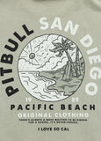 Men's T-Shirt Denim Washed PLANET SURF - Dusty Salvia
