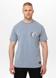 Men's T-Shirt Denim Washed PLANET SURF - Light blue