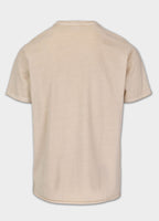 Men's T-Shirt Denim Washed Raw OPEN BEACH - Light sand