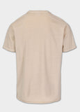 Men's T-Shirt Denim Washed Raw OPEN BEACH - Light sand