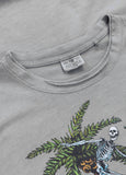 Men's T-Shirt Denim Washed Raw OPEN BEACH - Gray