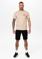 Men's T-Shirt Denim Washed Raw PACIFIC - Light sand