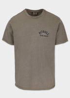 Men's T-Shirt Denim Washed Raw PACIFIC - Taupe