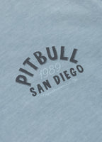 Men's T-Shirt Denim Washed Raw PACIFIC - Light blue