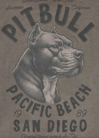 Men's T-Shirt Denim Washed Raw PACIFIC - Taupe