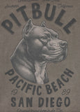 Men's T-Shirt Denim Washed Raw PACIFIC - Taupe