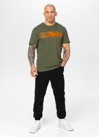Men's T-Shirt EIGHTY NINE DOG - Dark olive