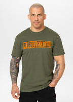 Men's T-Shirt EIGHTY NINE DOG - Dark olive