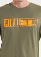 Men's T-Shirt EIGHTY NINE DOG - Dark olive