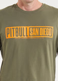 Men's T-Shirt EIGHTY NINE DOG - Dark olive