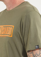 Men's T-Shirt EIGHTY NINE DOG - Dark olive