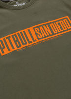 Men's T-Shirt EIGHTY NINE DOG - Dark olive