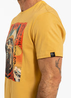 Men's T-Shirt FUJI - Pale yellow