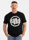 Men's T-Shirt Garment Washed SCRATCH - Black