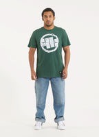 Men's T-Shirt Garment Washed SCRATCH - Green