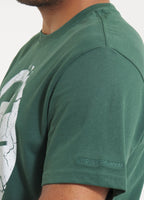 Men's T-Shirt Garment Washed SCRATCH - Green