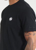 Men's T-Shirt Garment Washed SMALL LOGO - Black