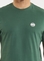 Men's T-Shirt Garment Washed SMALL LOGO - Olive