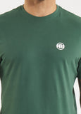 Men's T-Shirt Garment Washed SMALL LOGO - Olive