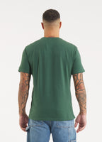 Men's T-Shirt Garment Washed SMALL LOGO - Olive