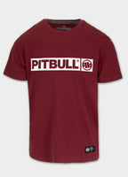 Men's T-Shirt HILLTOP - Burgundy