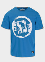 Men's T-Shirt LOGO PALMS - Shade blue