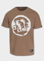 Men's T-Shirt LOGO PALMS - Brown