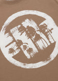 Men's T-Shirt LOGO PALMS - Brown