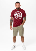 Men's T-Shirt LOGO PALMS - Burgundy