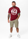Men's T-Shirt LOGO PALMS - Burgundy