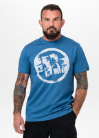 Men's T-Shirt LOGO PALMS - Shade blue