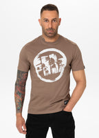Men's T-Shirt LOGO PALMS - Brown