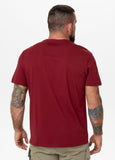Men's T-Shirt LOGO PALMS - Burgundy