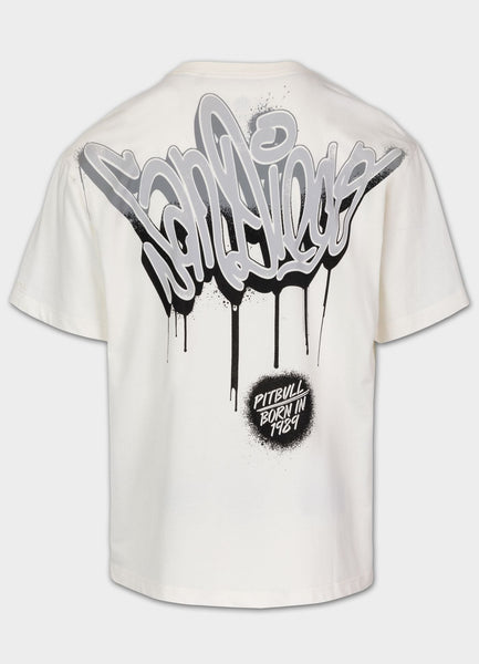 Men's T-Shirt Loose Fit GRAFFITI - Offwhite