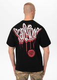 Men's T-Shirt Loose Fit GRAFFITI - Black