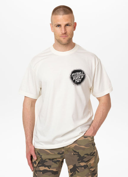 Men's T-Shirt Loose Fit GRAFFITI - Offwhite